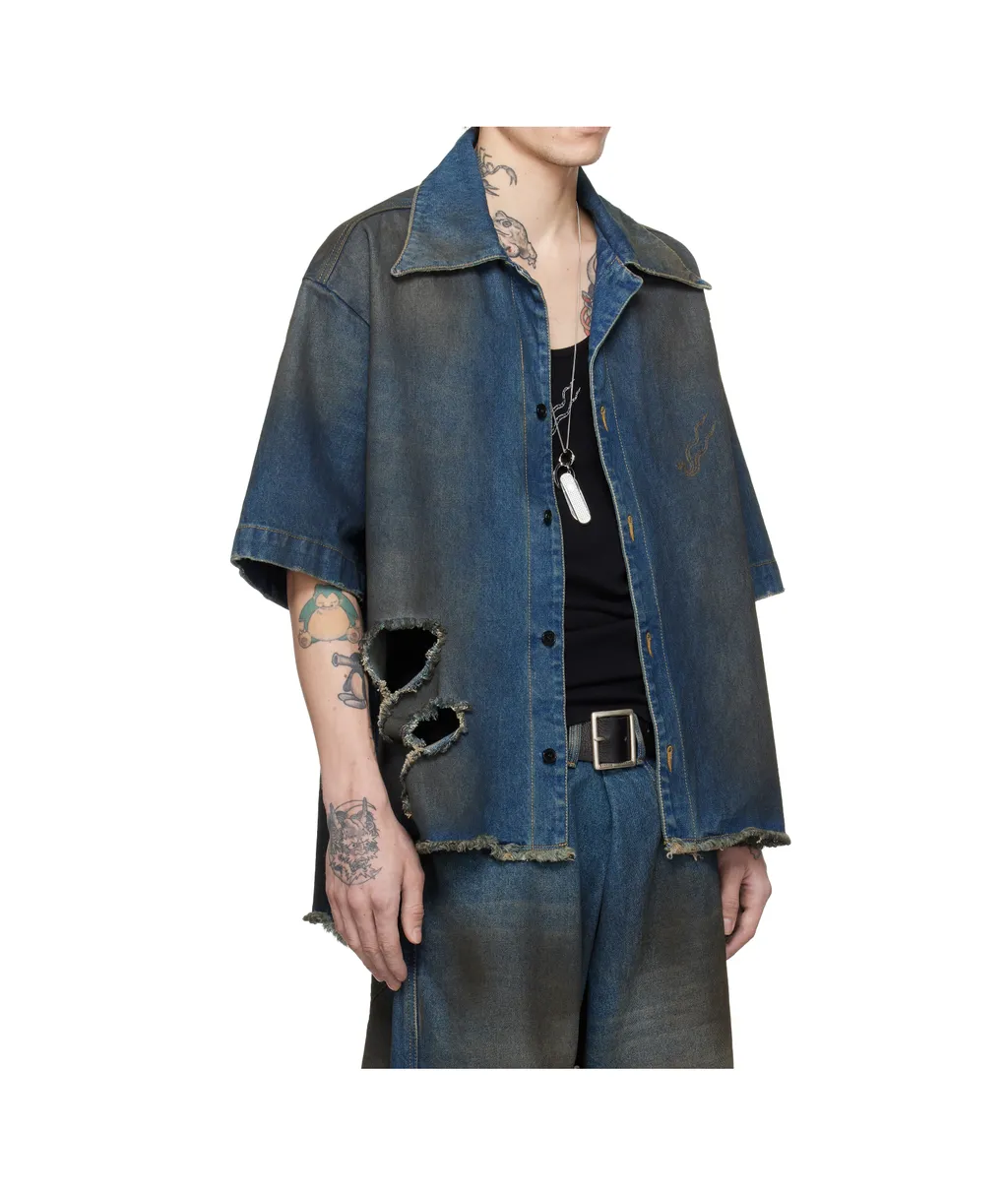 Boxy Denim Shirt