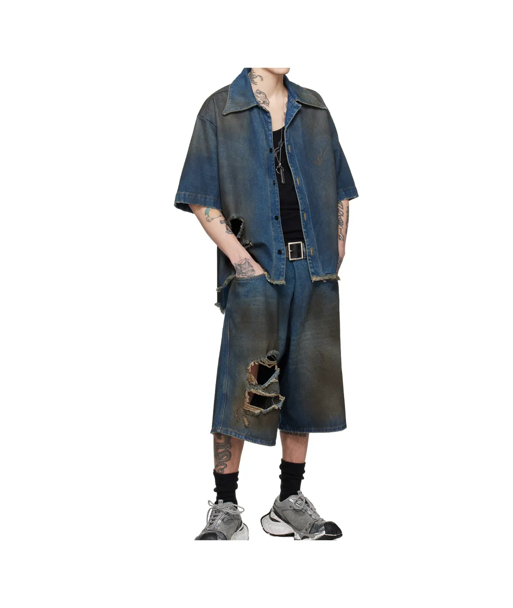 Boxy Denim Shirt