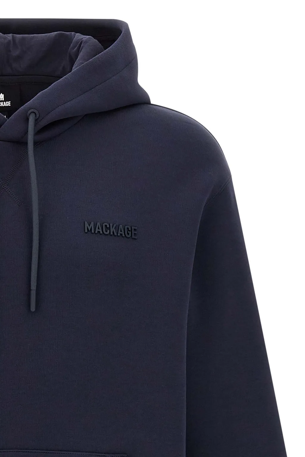 Logo-Embroidered Kangaroo-Pocket Hoodie