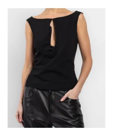 Flower Detail Top