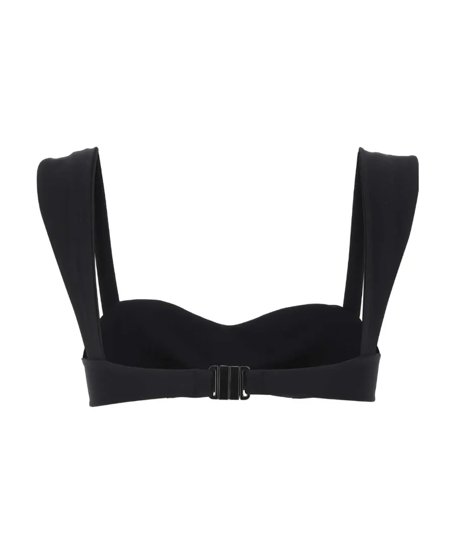 Retro Bustier Bikini Top