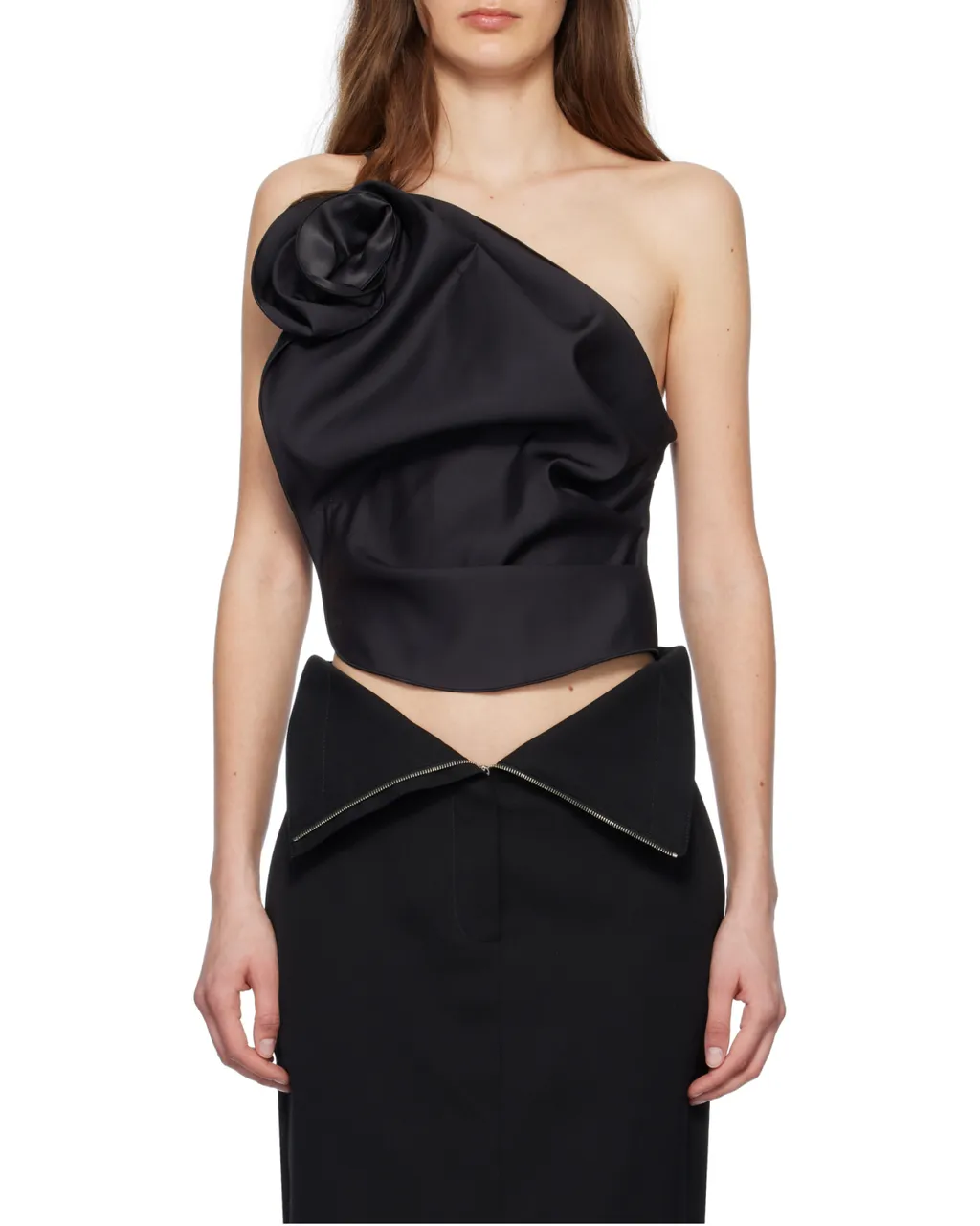 One Shoulder Draped Top
