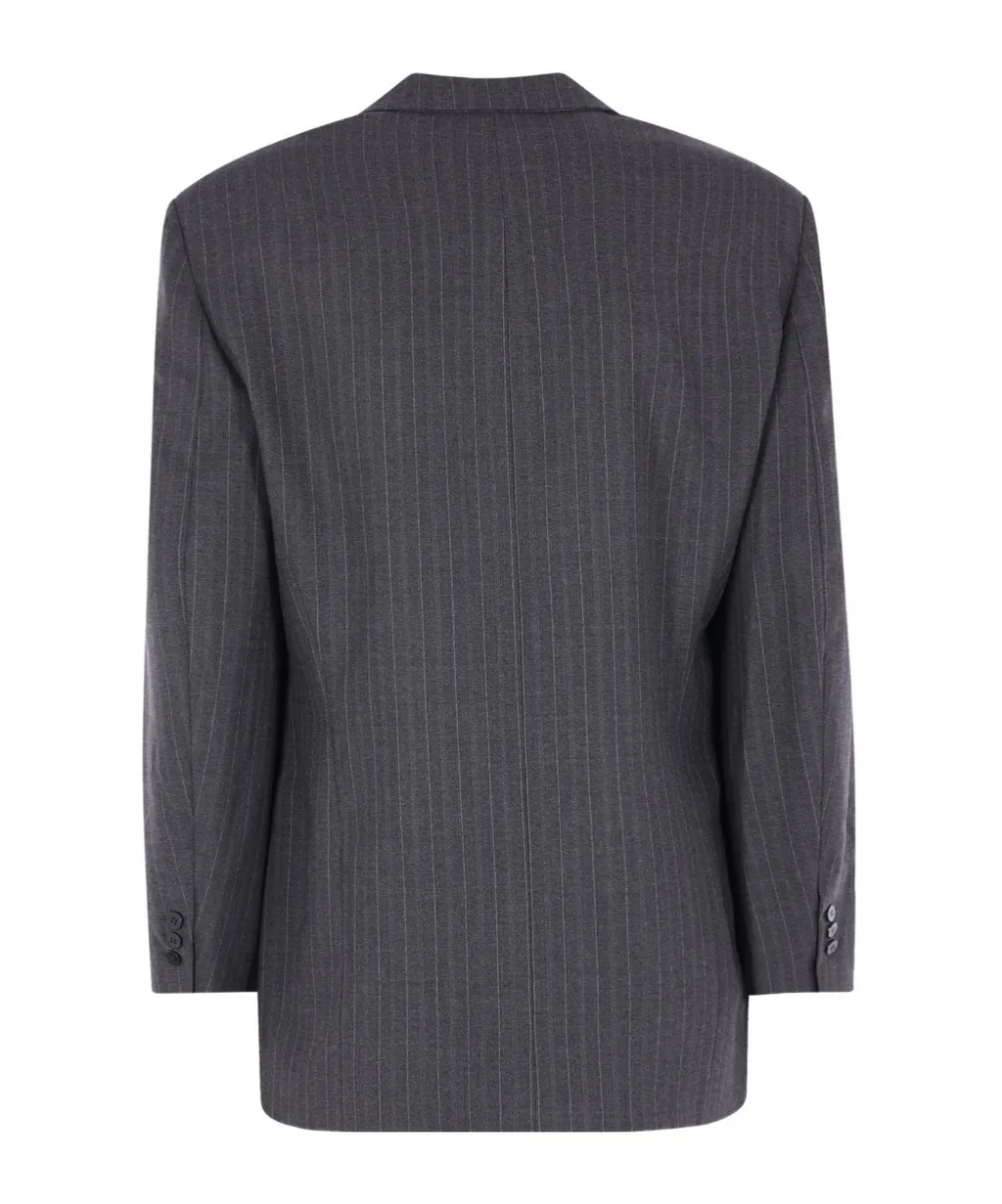 Pinstripe Single Breasted Jacket