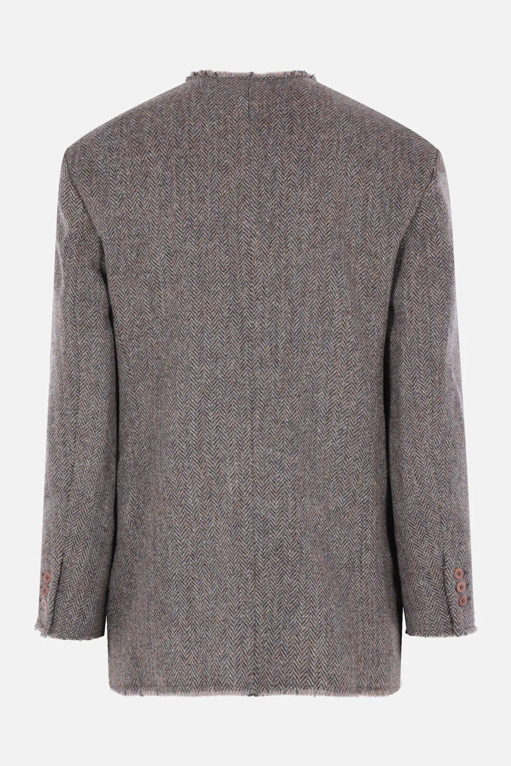 Herringbone Single Breasted Jacket