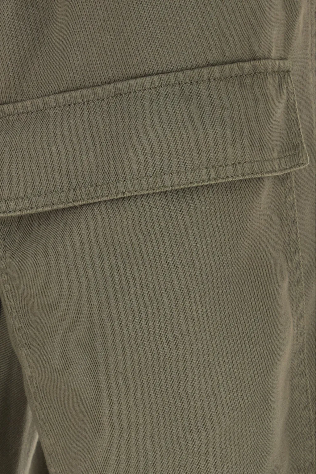 Drawstring-Ankle Cargo Trousers