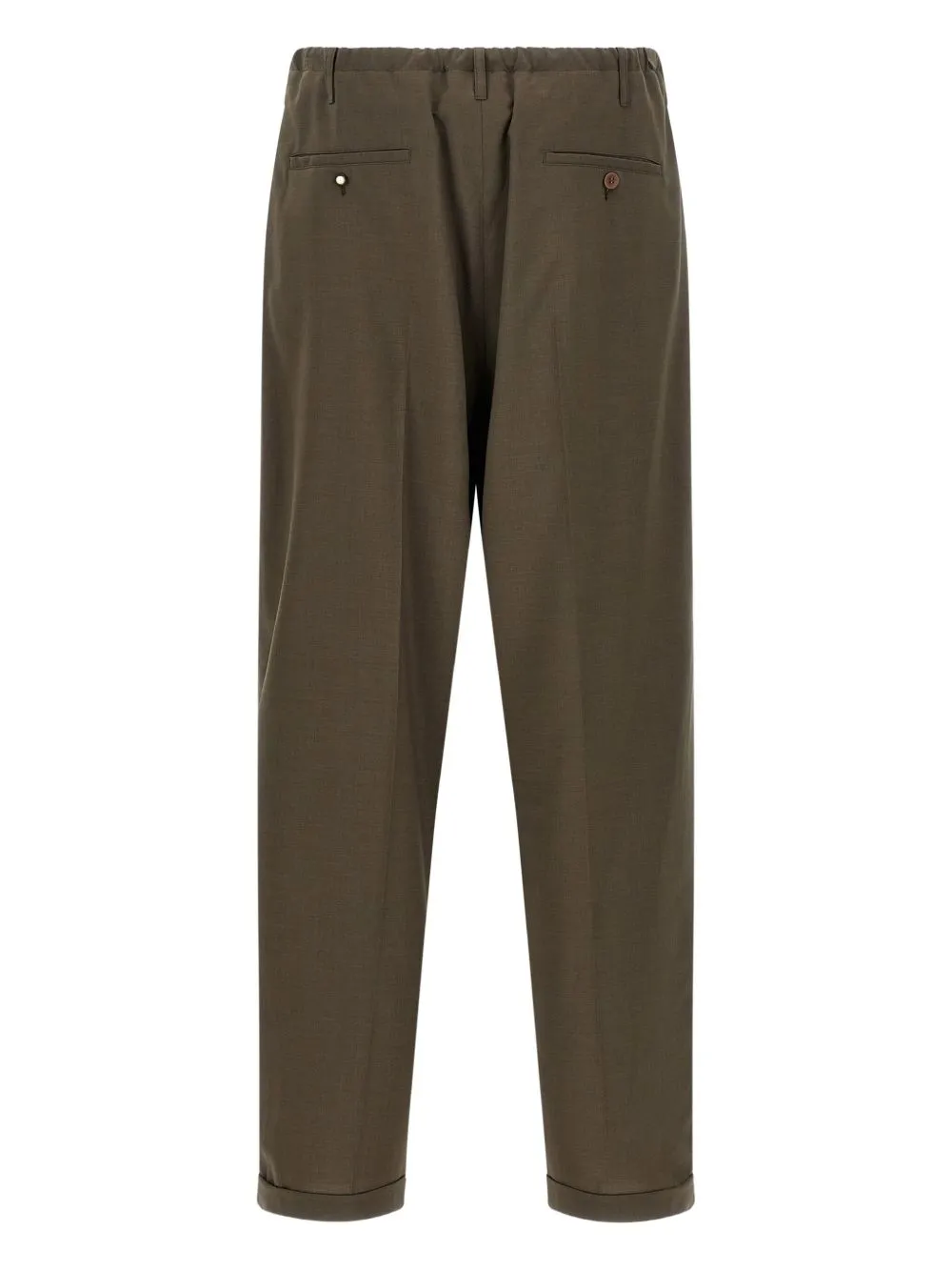 Elastic Waist Casual Pants