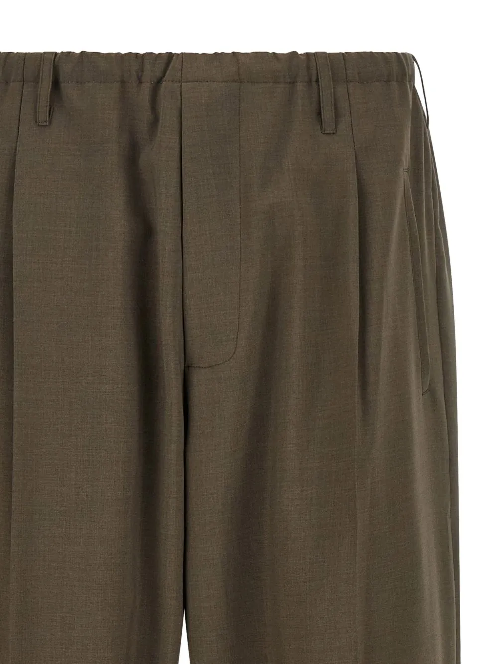 Elastic Waist Casual Pants