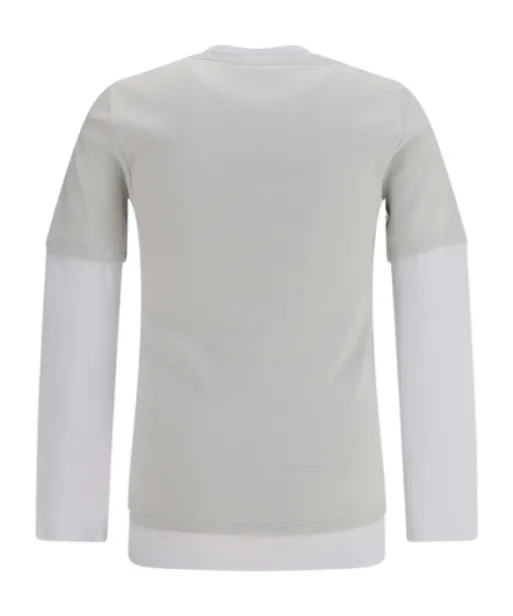 Trauma Logo Embroidered Layered T-Shirt