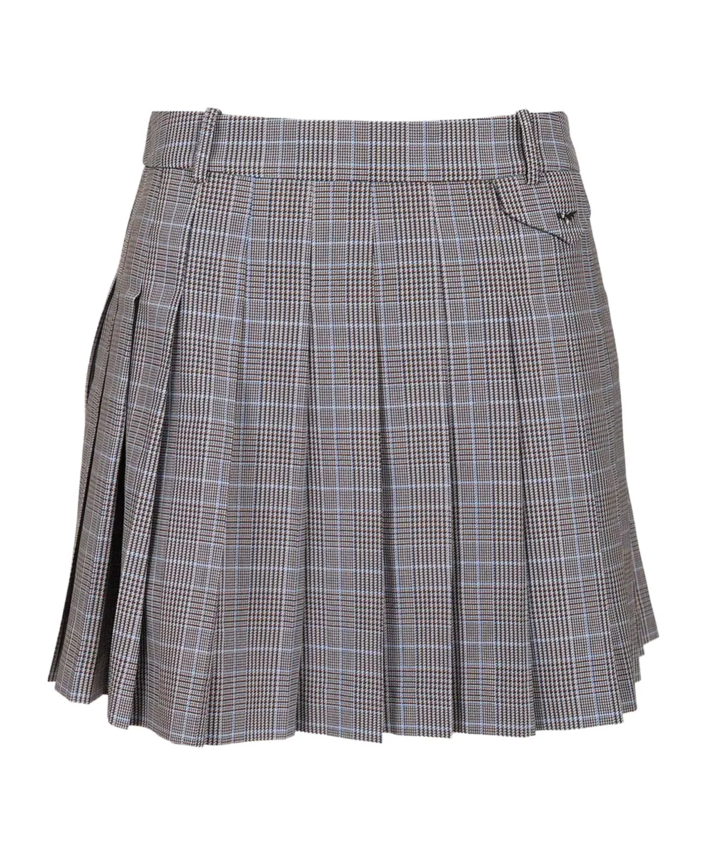 Pleated Mini Skirt