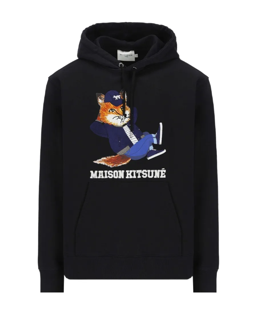 Graphic-Print Hoodie