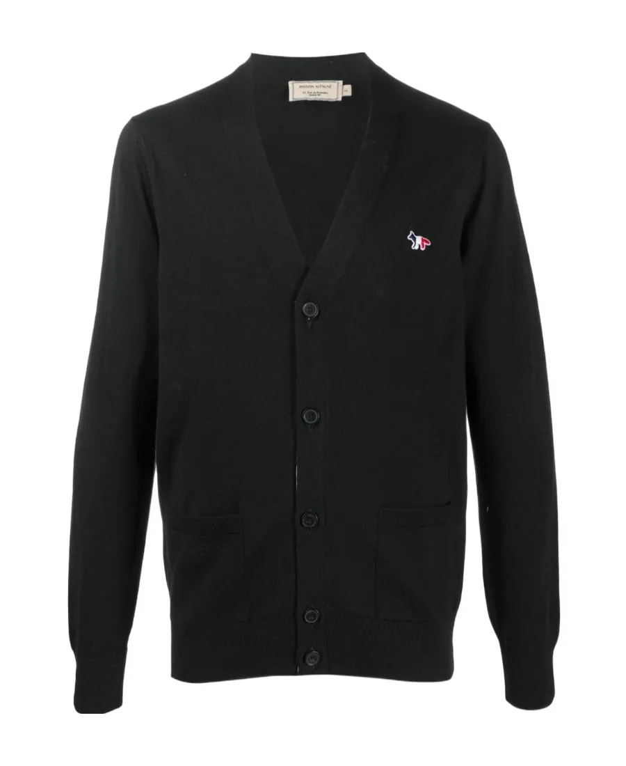 Button-Up Wool Cardigan