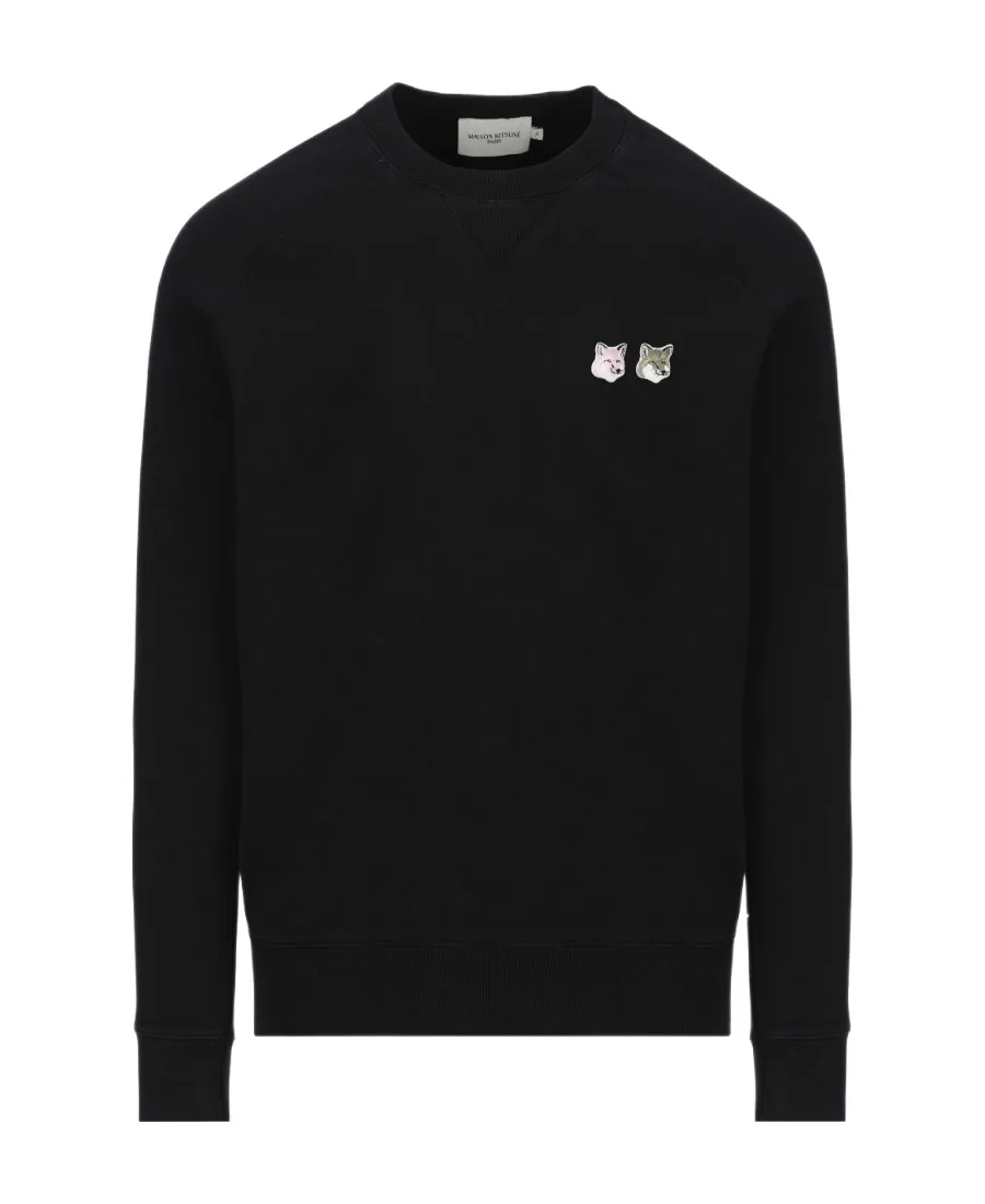 Fox Patches Crewneck Sweatshirt