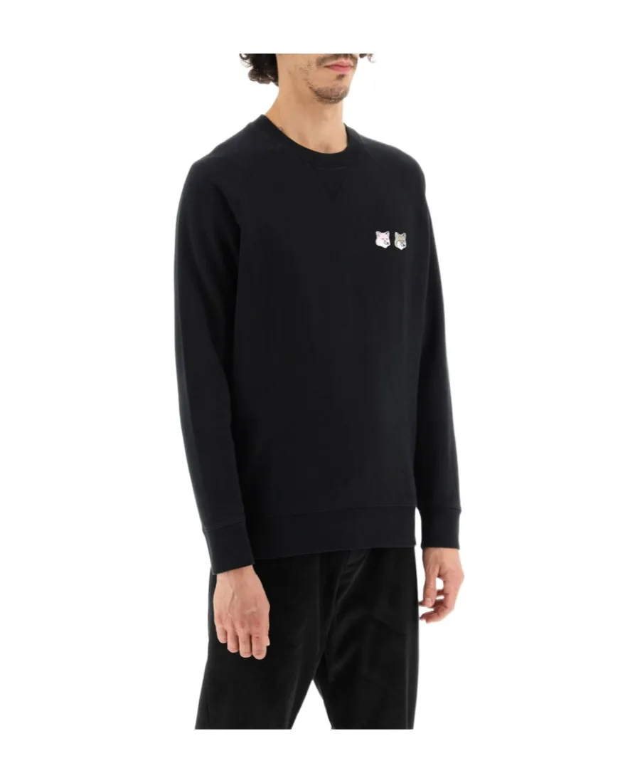 Fox Patches Crewneck Sweatshirt