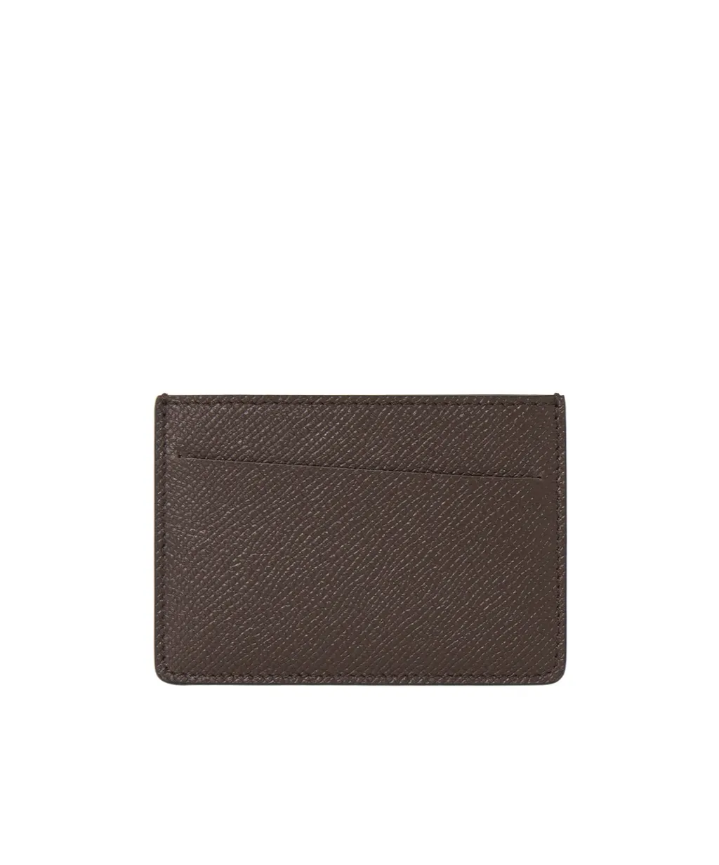 Four-Stitch Detailed Card Holder