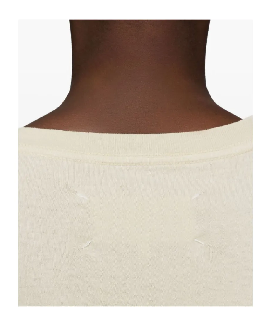 Numbers Printed Crewneck T-Shirt