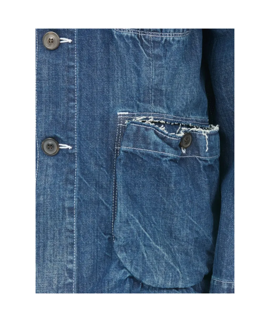 Frayed Denim Jacket