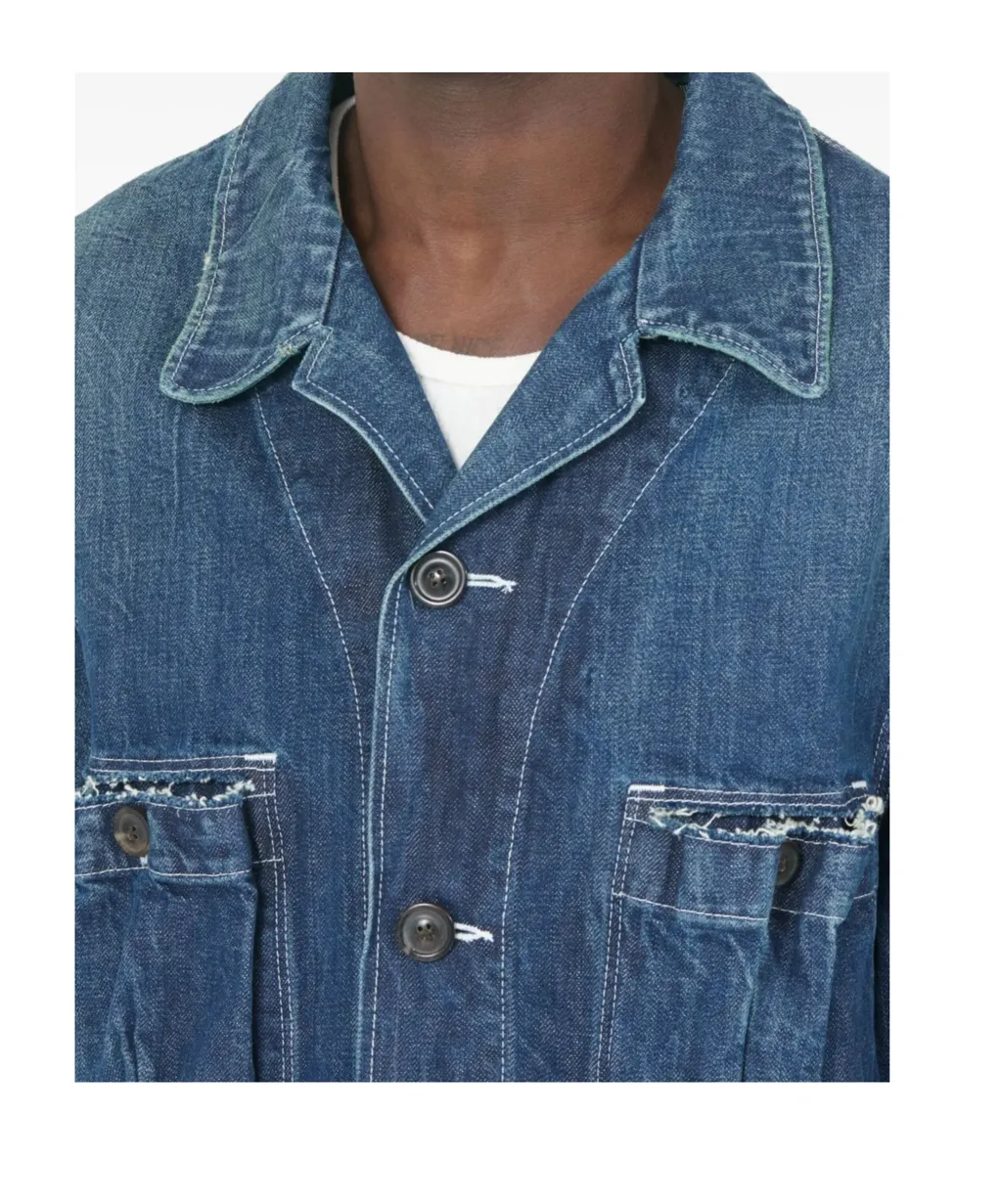 Frayed Denim Jacket