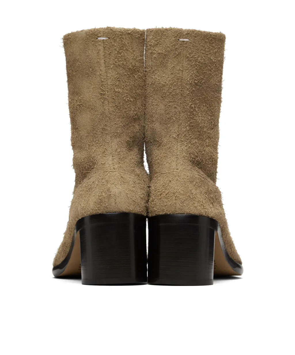 Tabi Toe Block Heel Boots