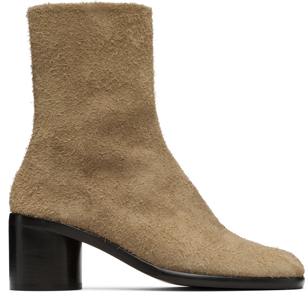 Tabi Toe Block Heel Boots