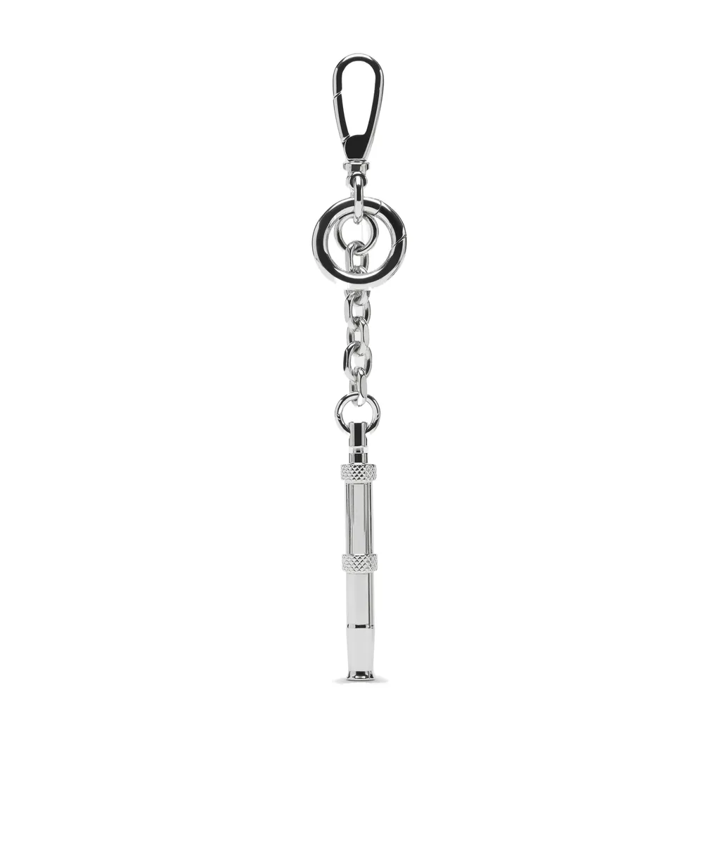 Metal Dog Whistle Keychain