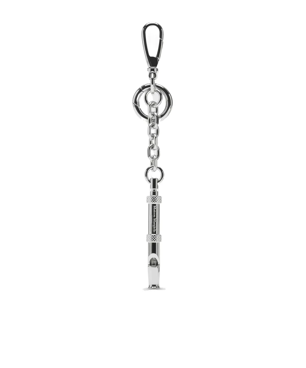 Metal Dog Whistle Keychain