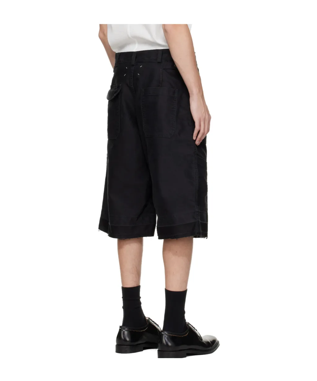 Buttoned Utility Shorts