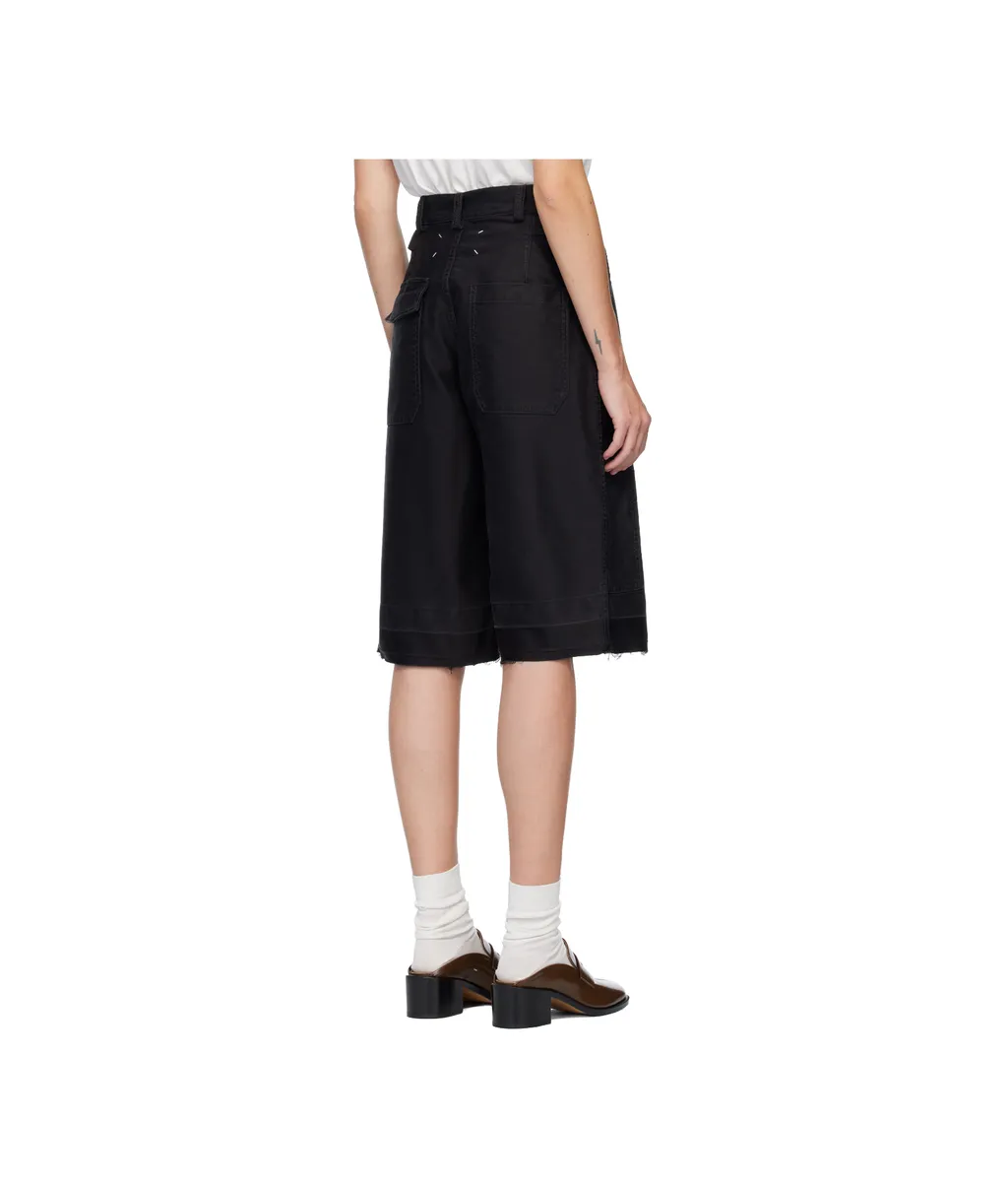 Buttoned Utility Shorts
