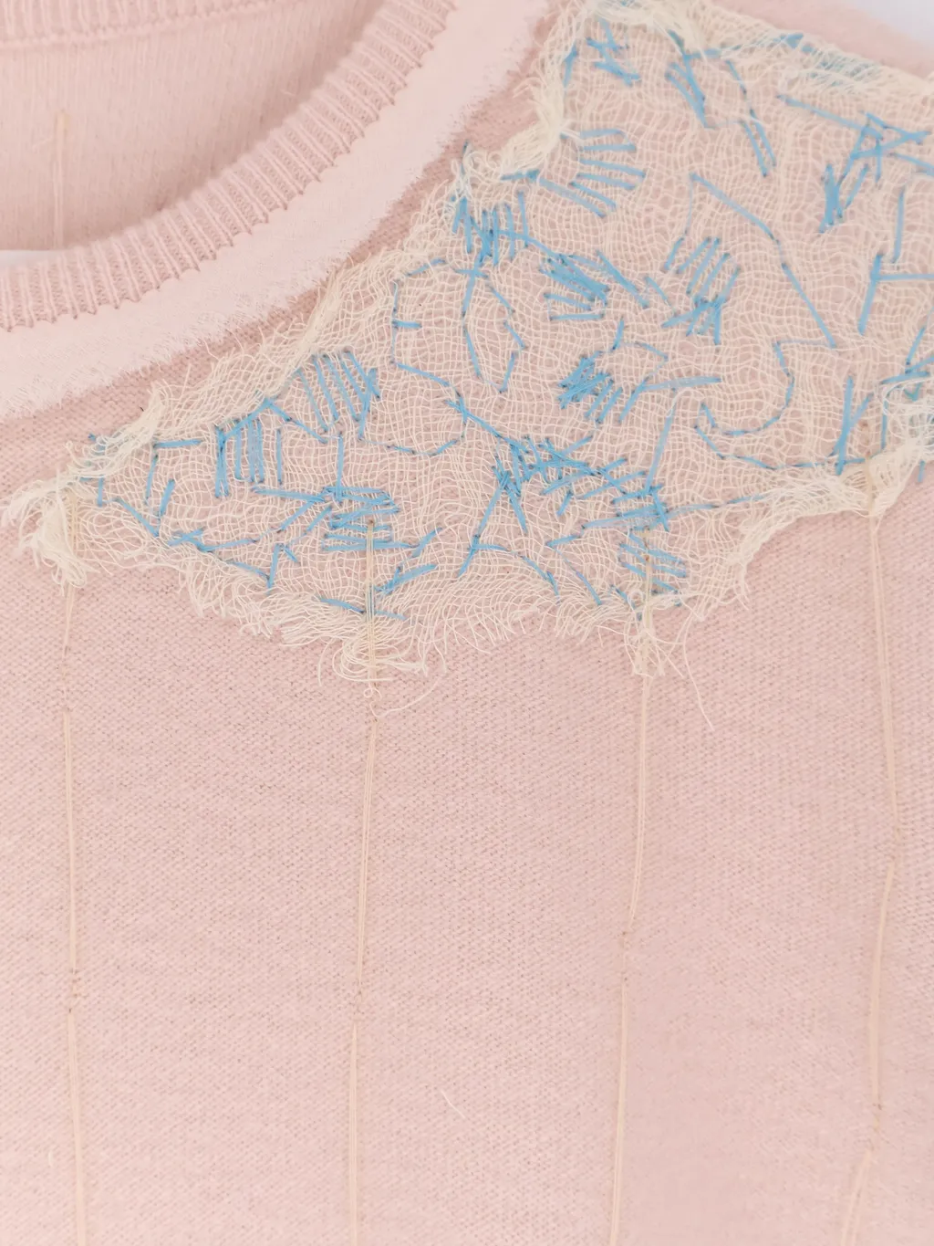 Vintage Effect Knitted Top