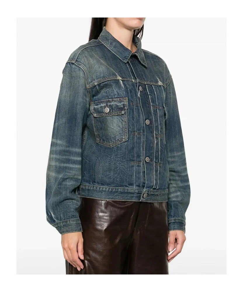 Distressed Denim Jacket