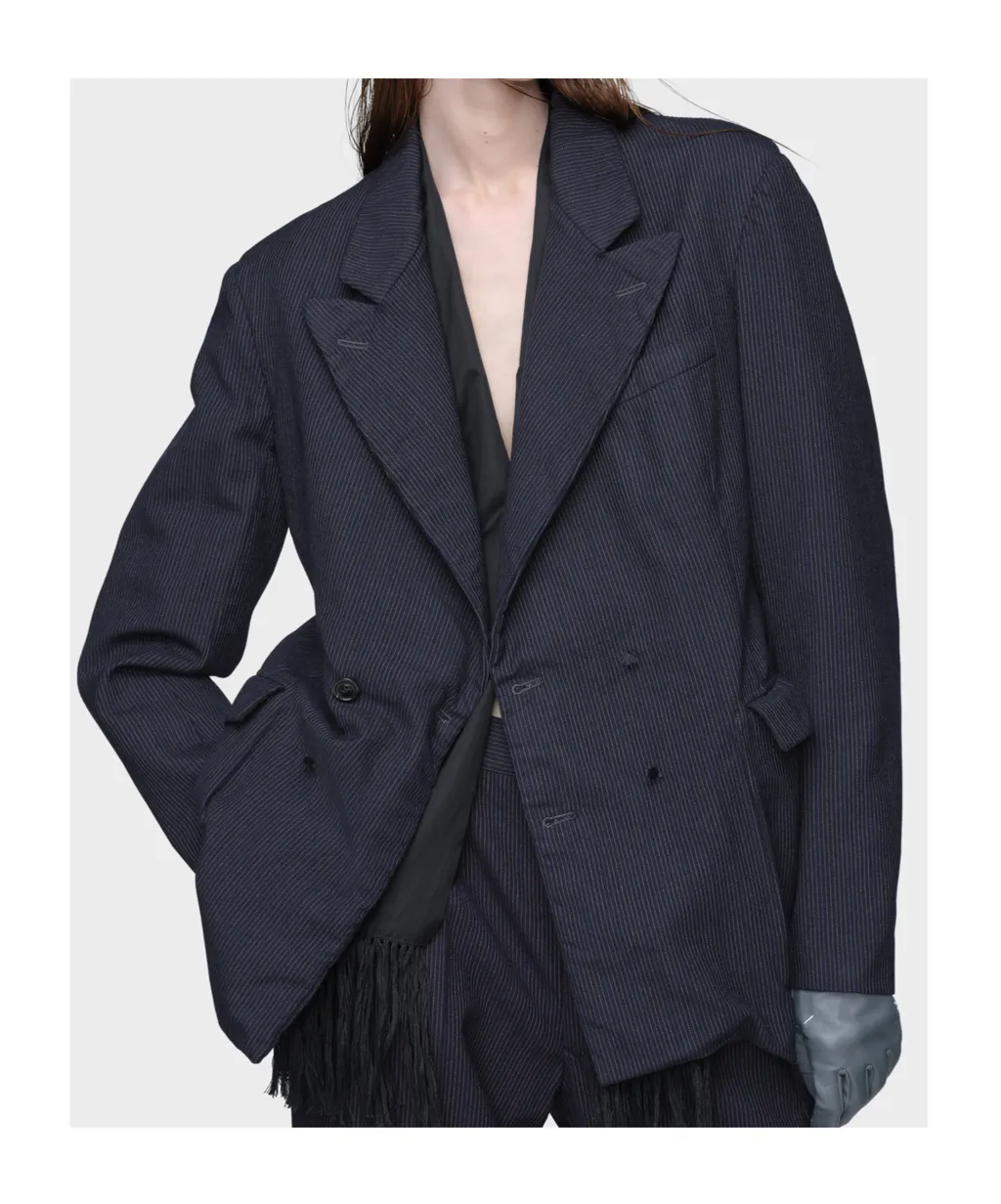 Wool Pinstripe Jacket