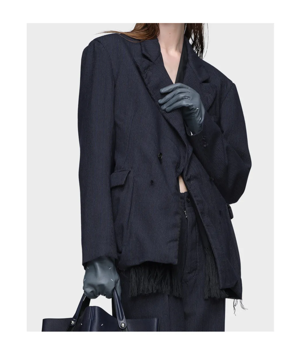 Wool Pinstripe Jacket