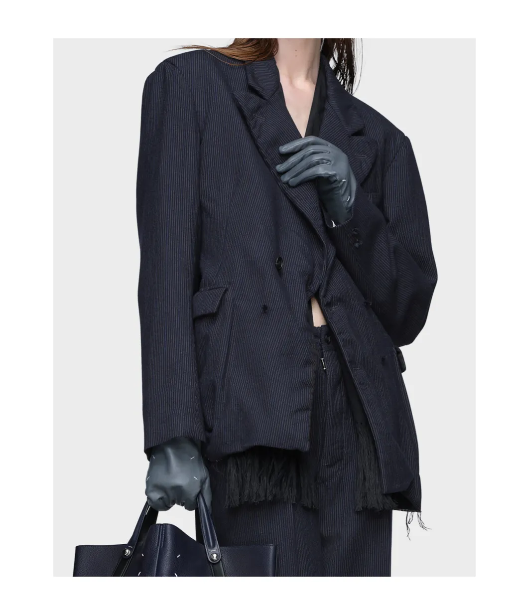 Wool Pinstripe Jacket