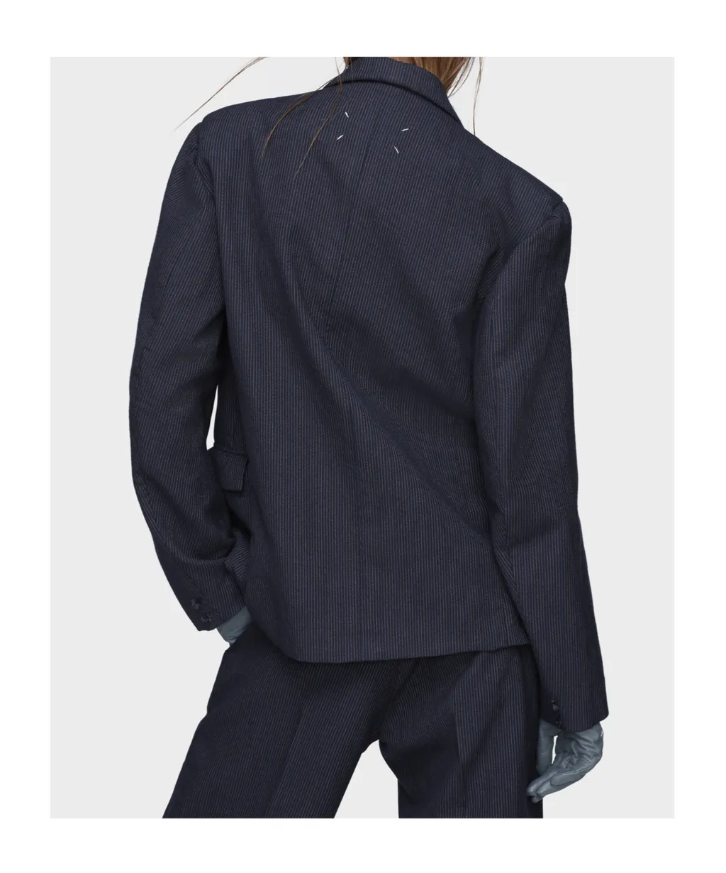 Wool Pinstripe Jacket