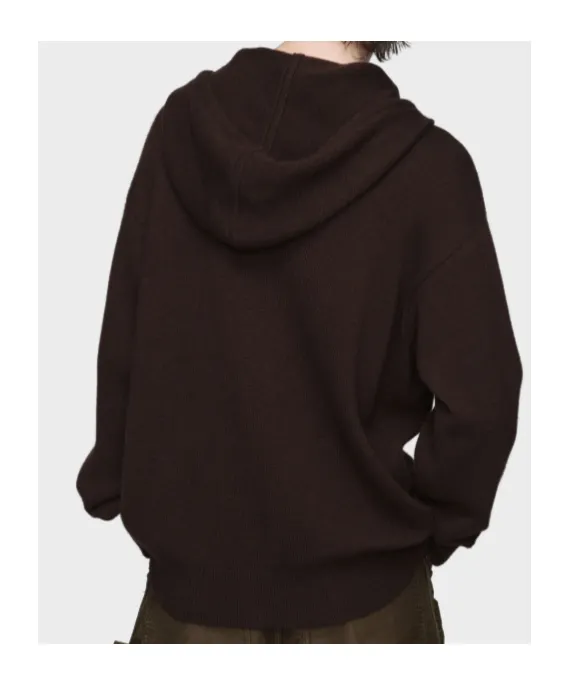 Cashmere Zip-Up Hoodie