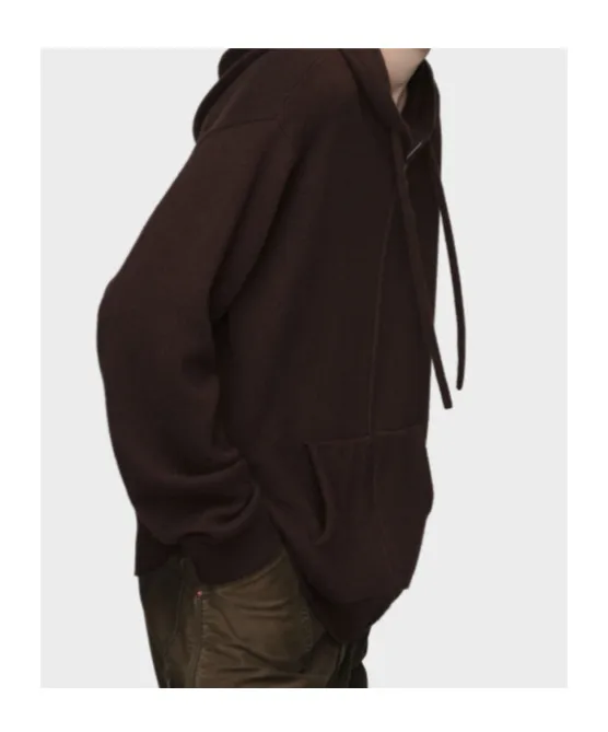 Cashmere Zip-Up Hoodie