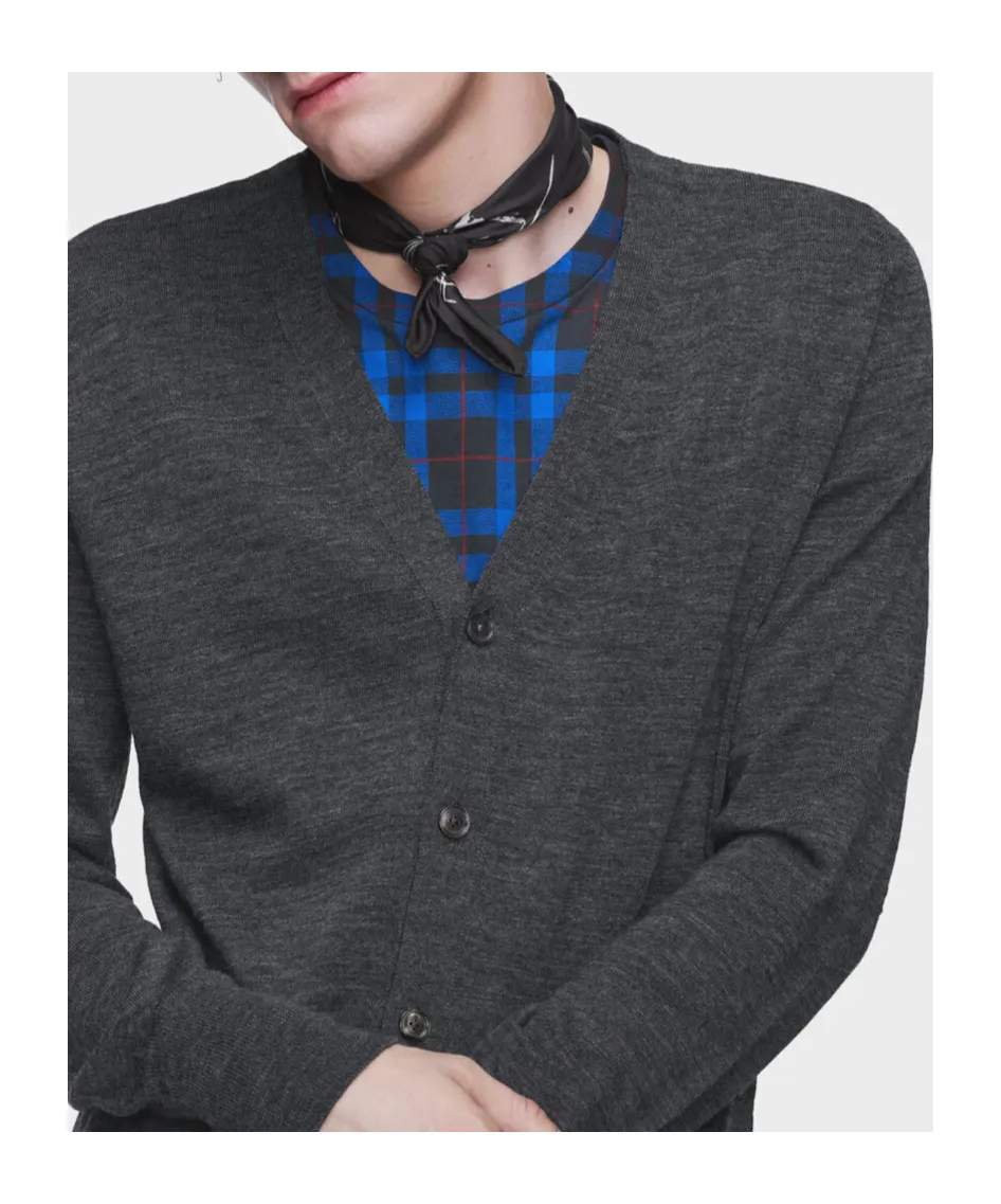 Scribbled Numerical Foulard