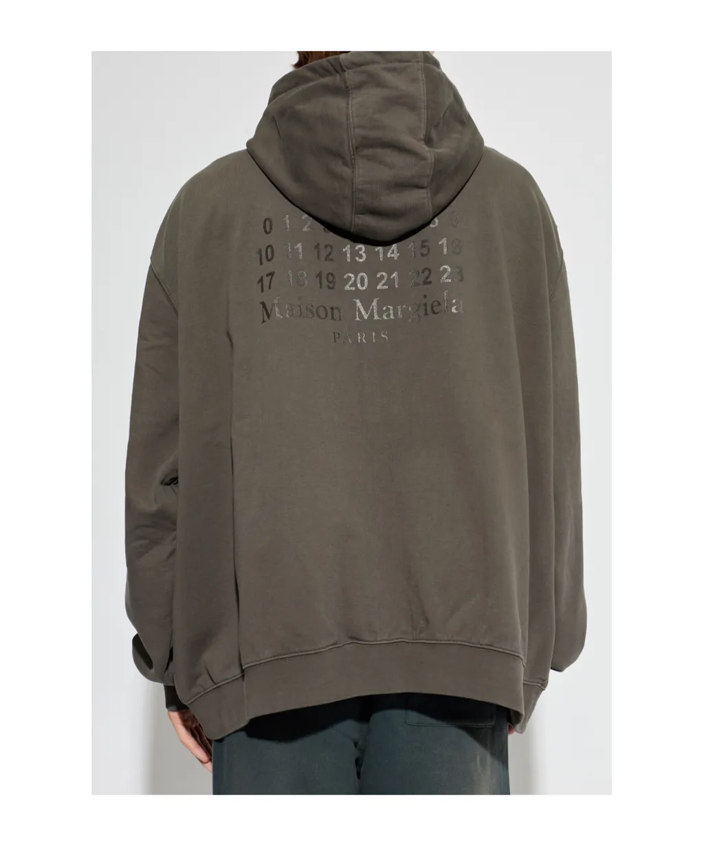 Numeric Drawstring Hoodie