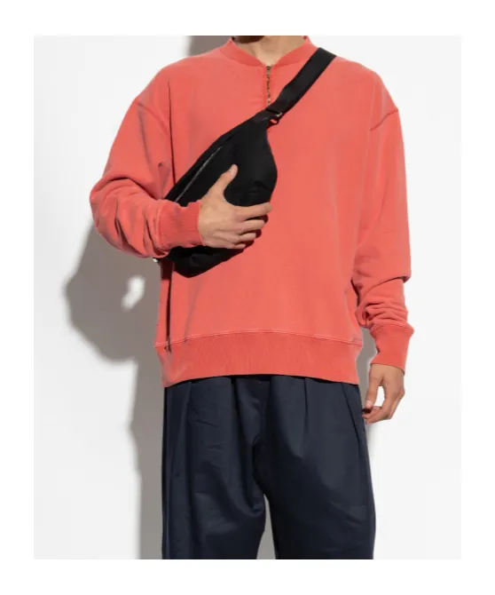 Half-Zip Cotton Sweatshirt
