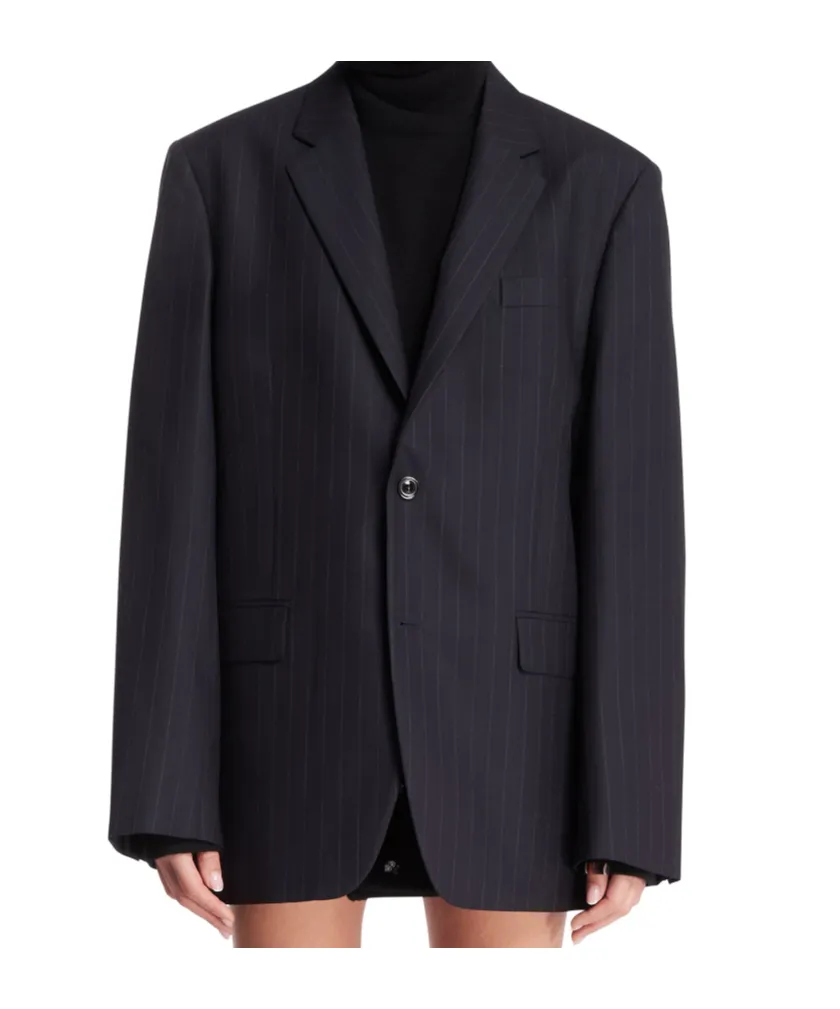 Pinstripe Tailored Jacket