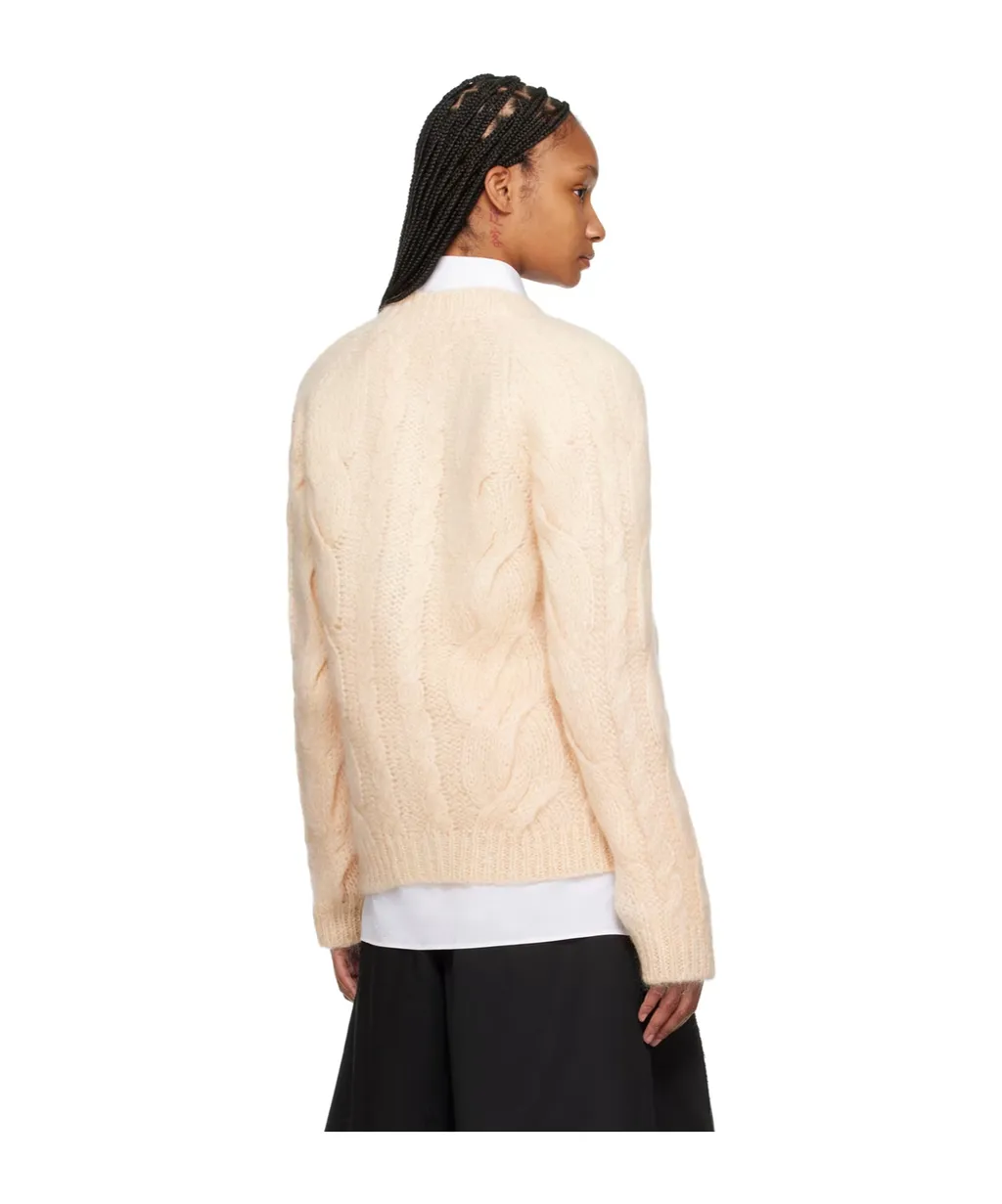 Long-Sleeved Button-Down Cardigan
