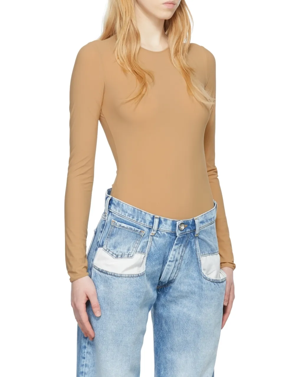 Long-Sleeved Jersey Bodysuit