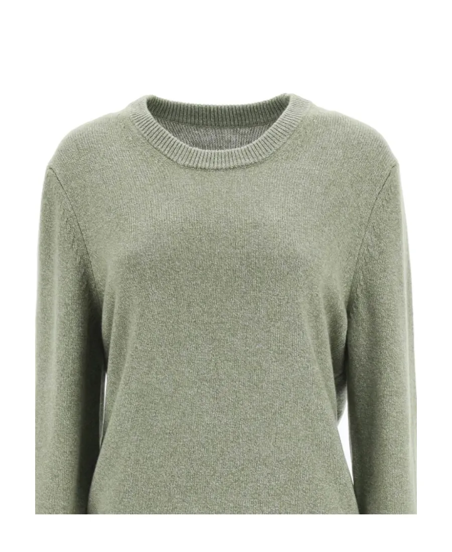 Contrast Detailed Crewneck Jumper