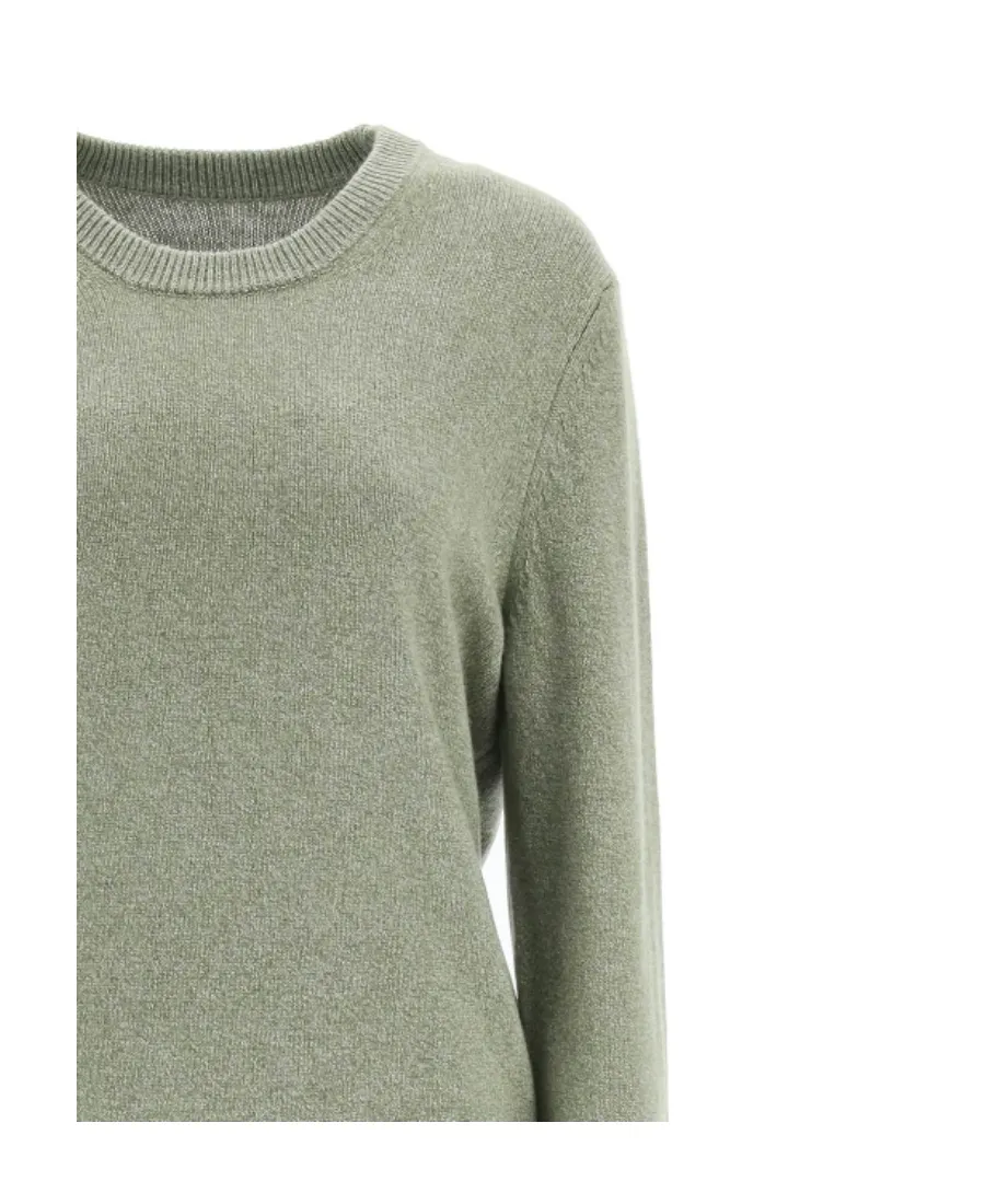Contrast Detailed Crewneck Jumper