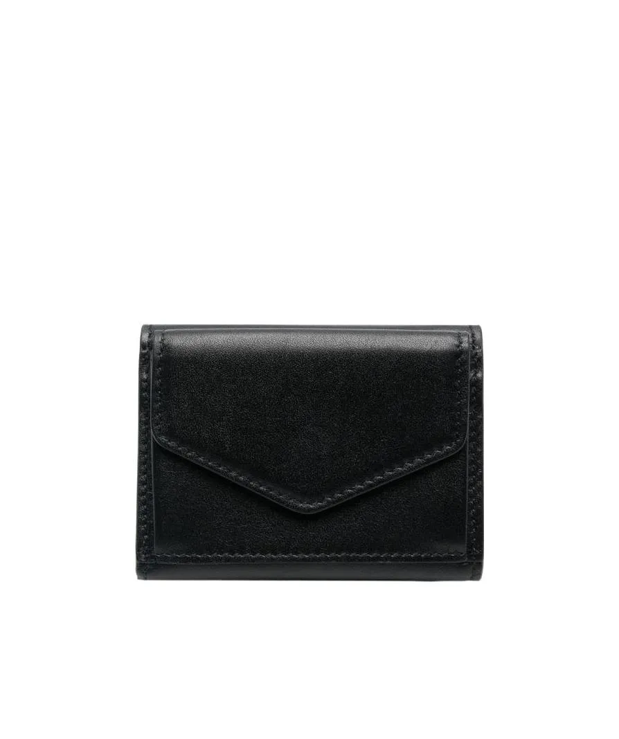 Four-Stitch Leather Purse