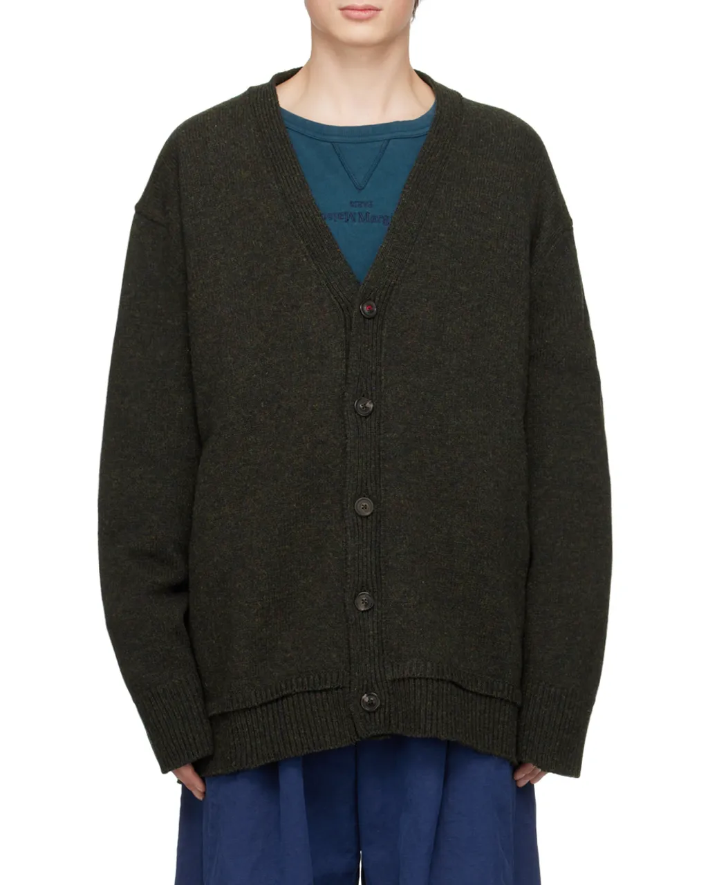 Four-Stitch Knit Cardigan