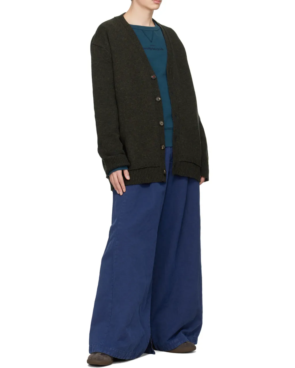 Four-Stitch Knit Cardigan