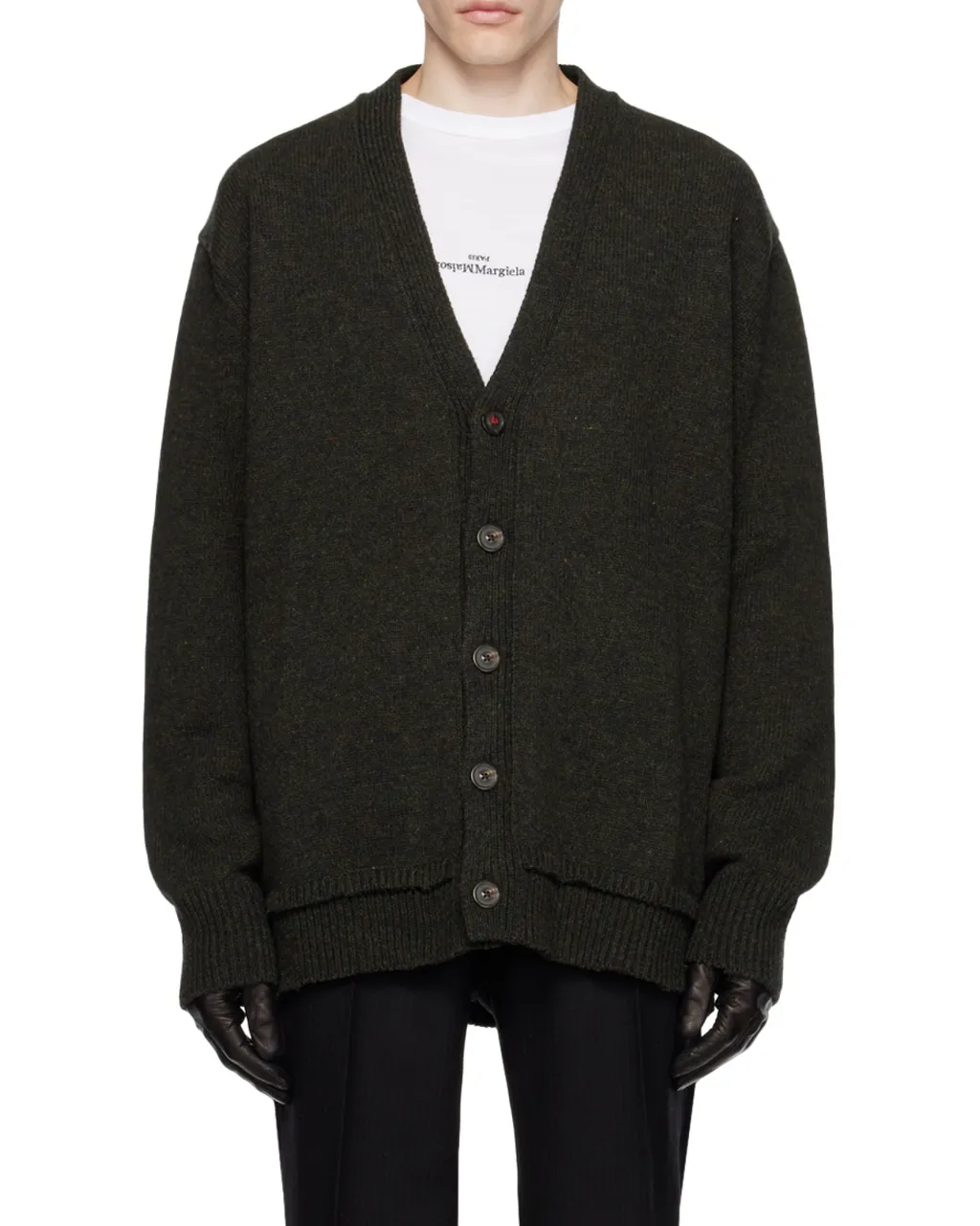 Four-Stitch Knit Cardigan
