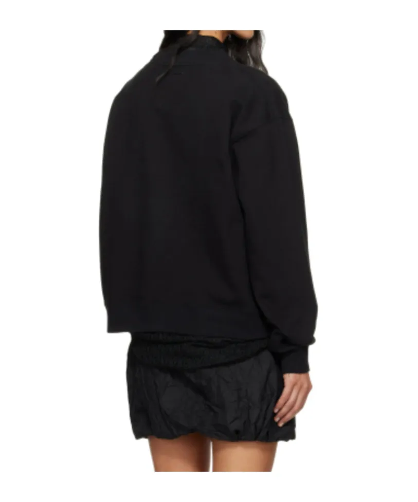 Cat-Print Embellished Sweatshirt