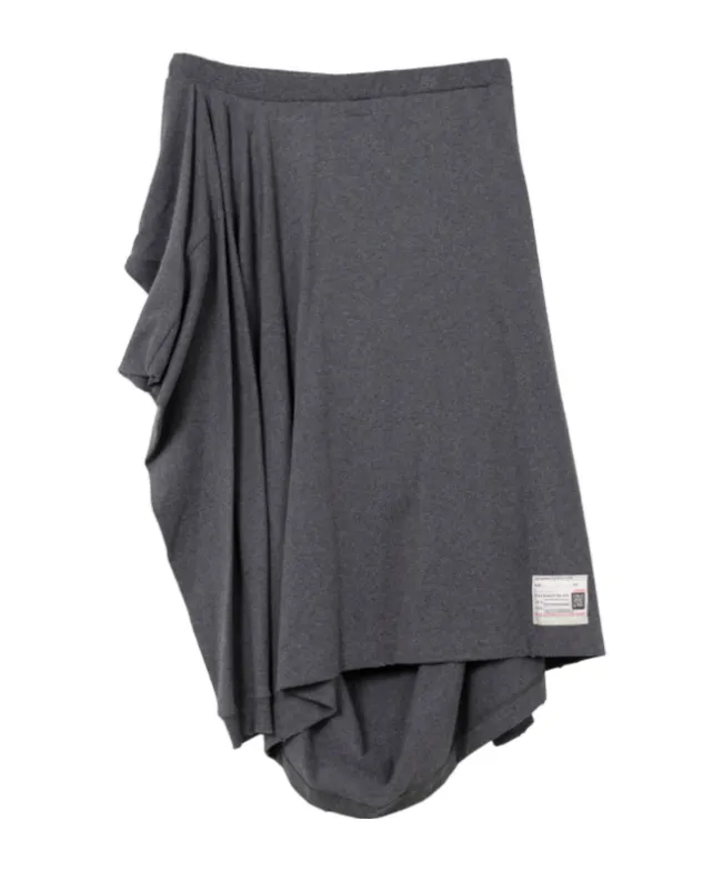 Draped Asymmetrical Skirt