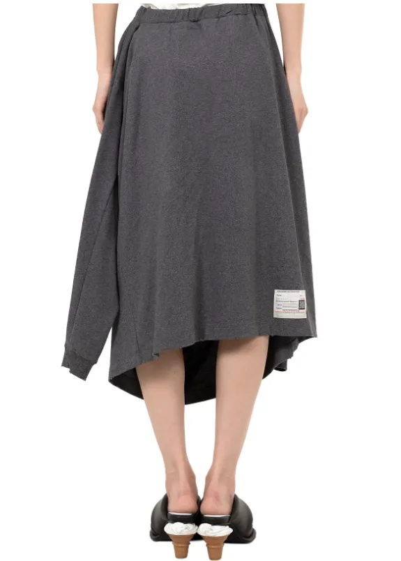 Draped Asymmetrical Skirt